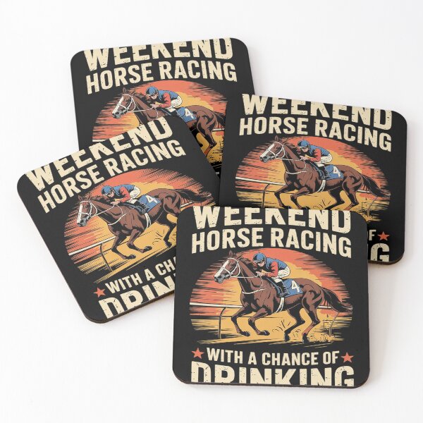 Item preview, Weekend Forecast Horse Racing Chance Of Drinking  designed and sold by KotexTemu.