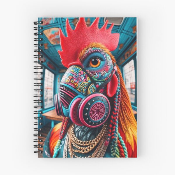 Item preview, “Cluckpunk Messiah: Gallo in the Graffiti Coop” designed and sold by Print Fiction.