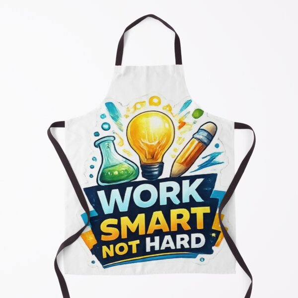 Item preview, Work Smart Not Hard – Productivity Motivation Design designed and sold by Amr Darwish Graphic designer.