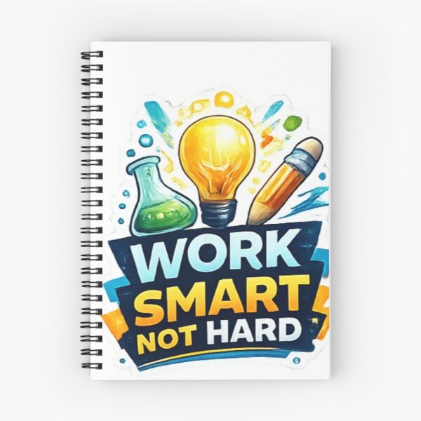 Item preview, Work Smart Not Hard – Productivity Motivation Design designed and sold by Amr Darwish Graphic designer.