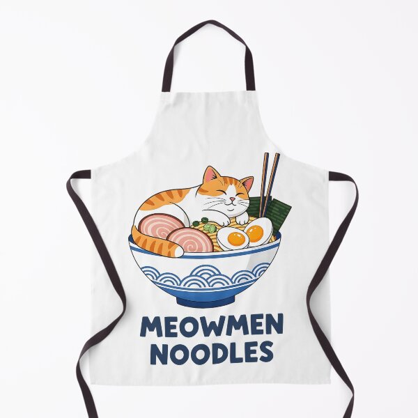 Item preview, Meowmen Noodles – Happy Cat Ramen Bowl Foodie Art designed and sold by DesignedByMarty.