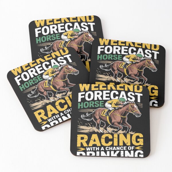 Item preview, Weekend Forecast Horse Racing Chance of Drinking Derby  designed and sold by KotexTemu.