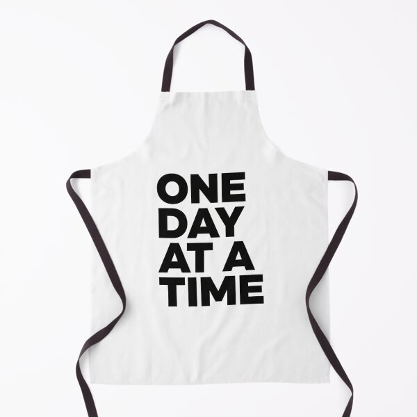Item preview, ONE DAY AT A TIME Clean Typography | Sober & Recovery Gift designed and sold by INNER WINNER YOU.