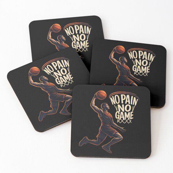 Item preview, Basketball Dunk Art - No Pain No Game designed and sold by MKreative Studio.