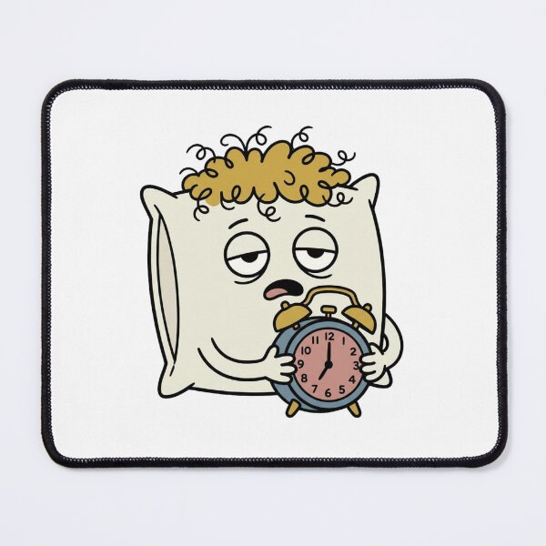 Item preview, Sleepy Pillow Cute Alarm Clock Design designed and sold by Elias-Studio.