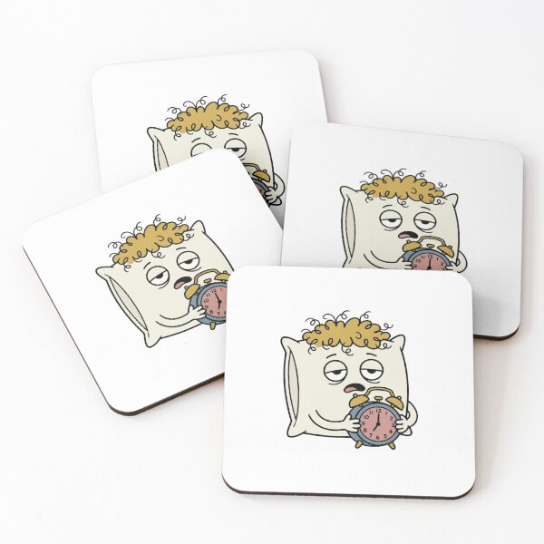 Item preview, Sleepy Pillow Cute Alarm Clock Design designed and sold by Elias-Studio.