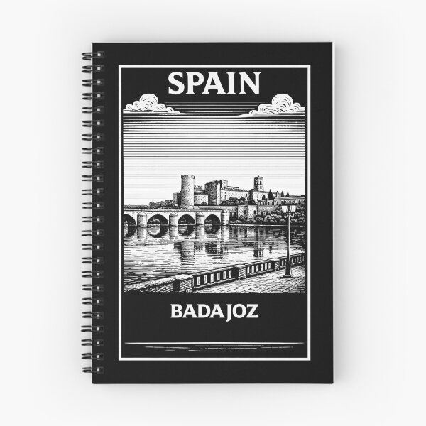 Item preview, Badajoz Spain Linocut Style  designed and sold by Thistle-TShop.