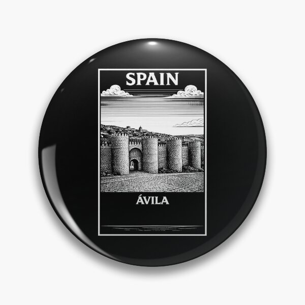 Item preview, Avila Spain Linocut Style  designed and sold by Thistle-TShop.