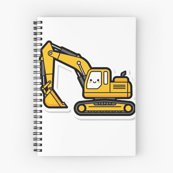Item preview, Cute  yellow Excavator  designed and sold by 4AGift.