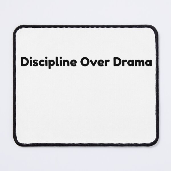 Item preview, Discipline Over Drama – Quiet Hustle Mindset designed and sold by RICHKIDSSTUDIO.