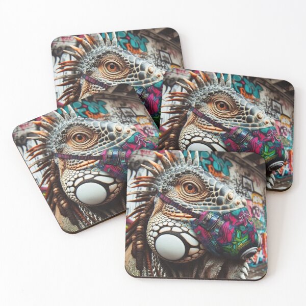 Item preview, “Scalepocalypse: Iguana.exe in the Graff Jungle” designed and sold by Print Fiction.