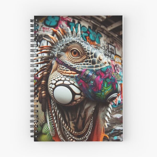Item preview, “Scalepocalypse: Iguana.exe in the Graff Jungle” designed and sold by Print Fiction.