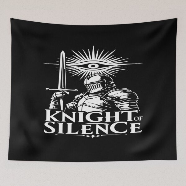 Item preview, Mystic Knight of Silence – Bold Medieval Warrior Art with Sword & Eye Symbol for Dark Fantasy Fans designed and sold by Bright Nest Studio.
