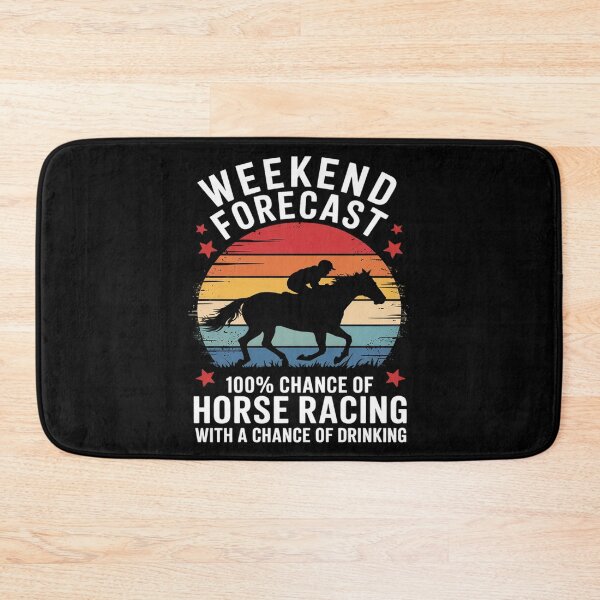 Item preview, Weekend Forecast Horse Racing Chance of Drinking Mens  designed and sold by KotexTemu.