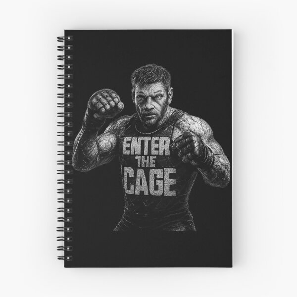 Item preview, ENTER THE CAGE - Cinematic MMA Fighter Poster Design designed and sold by MKreative Studio.
