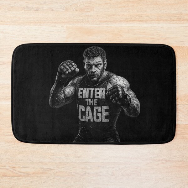 Item preview, ENTER THE CAGE - Cinematic MMA Fighter Poster Design designed and sold by MKreative Studio.