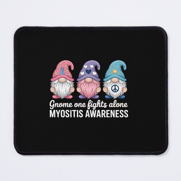 Item preview, Gnome One Fights Alone Myositis Awareness designed and sold by Catharsiscath.