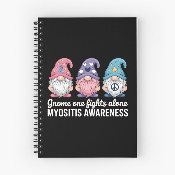 Item preview, Gnome One Fights Alone Myositis Awareness designed and sold by Catharsiscath.