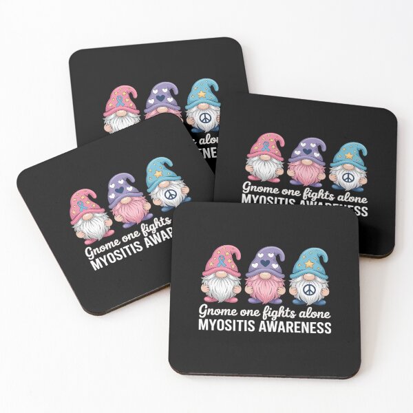 Item preview, Gnome One Fights Alone Myositis Awareness designed and sold by Catharsiscath.