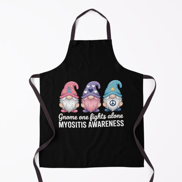 Item preview, Gnome One Fights Alone Myositis Awareness designed and sold by Catharsiscath.