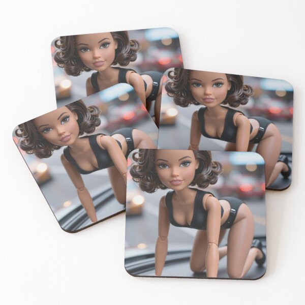 Item preview, Sarah Bobblehead in Black Swimsuit on Car designed and sold by CathryneDelamort.