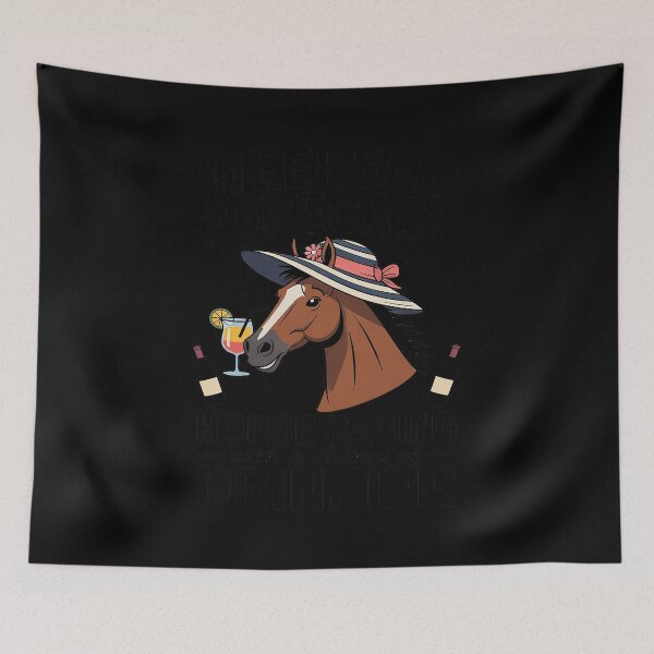 Item preview, Weekend Forecast Horse Racing With A Chance  designed and sold by KotexTemu.