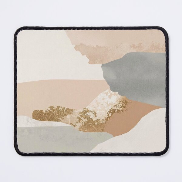 Item preview, Golden Strata Minimalist Earth Layers and Sage Abstract designed and sold by Cozyartsss.