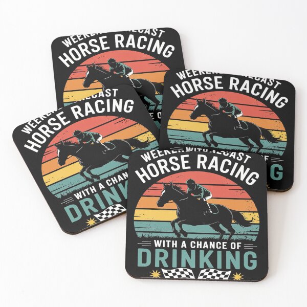 Item preview, Weekend Forecast Horse Racing with a Chance of Drinking1  designed and sold by KotexTemu.