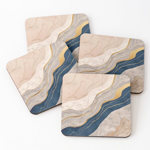 Item preview, Abstract Earth Layers and Gold Leaf Mineral Art designed and sold by Cozyartsss.