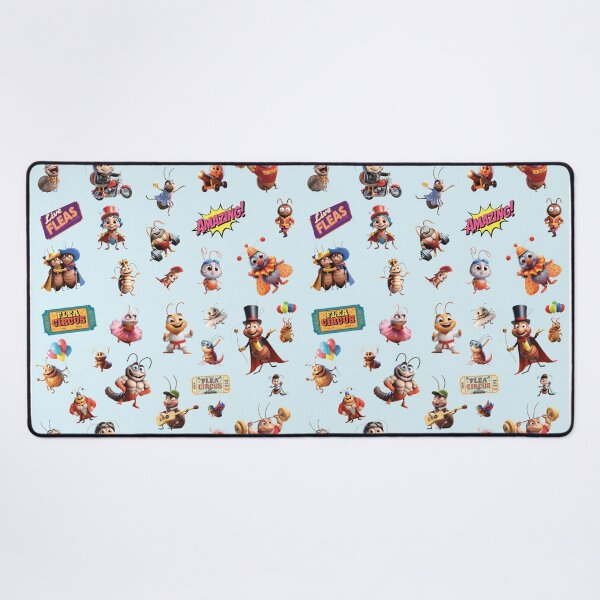 Item preview, Flea Circus Design - Blue designed and sold by FleaNomenon.