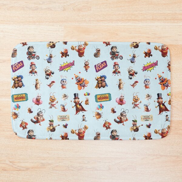 Item preview, Flea Circus Design - Blue designed and sold by FleaNomenon.