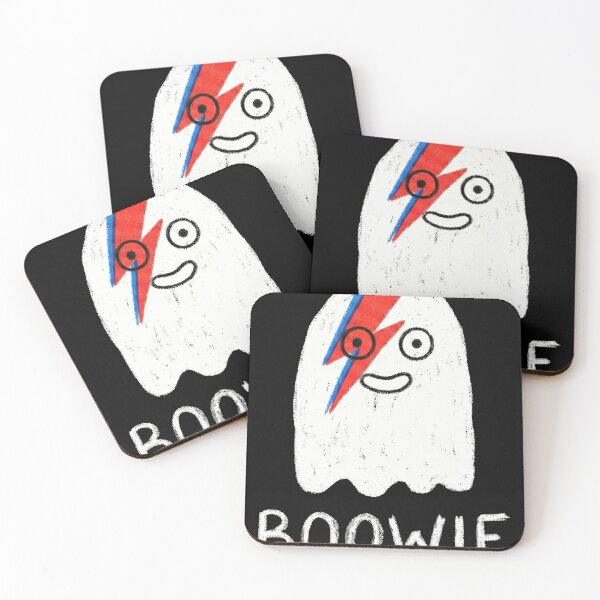 Item preview,     Boowie Funny Cute Ghost Glam Rock Starman Parody Retro Music Art designed and sold by AdyKurniawan.