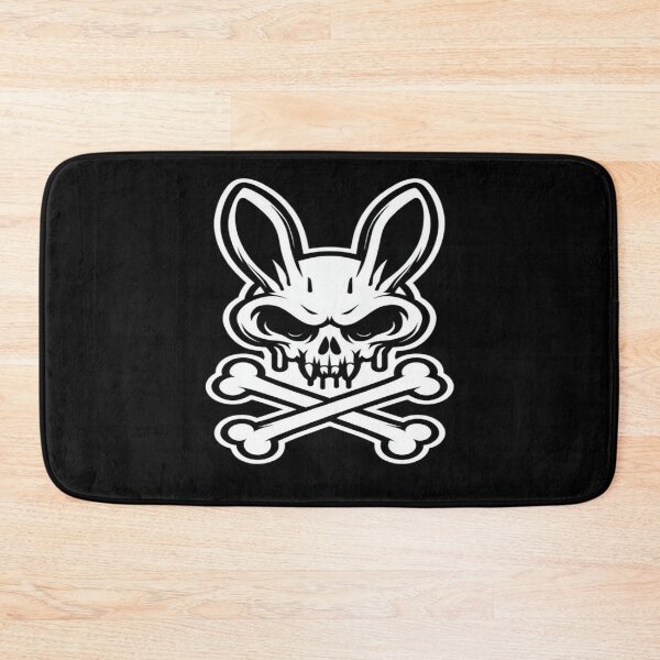 Item preview, Gothic Bunny Skull with Crossbones – Dark Aesthetic Art for Alt Fashion, Stickers & Posters designed and sold by Bright Nest Studio.