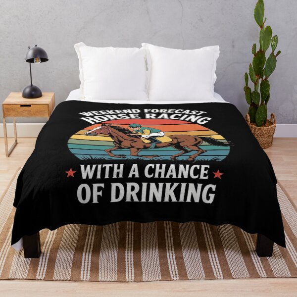 Item preview, Weekend Forecast Horse Racing With A Chance Of Drinking7 designed and sold by KotexTemu.