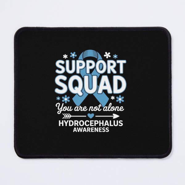 Item preview, Groovy Support Squad Blue Ribbon Hydrocephalus Awareness designed and sold by Catharsiscath.