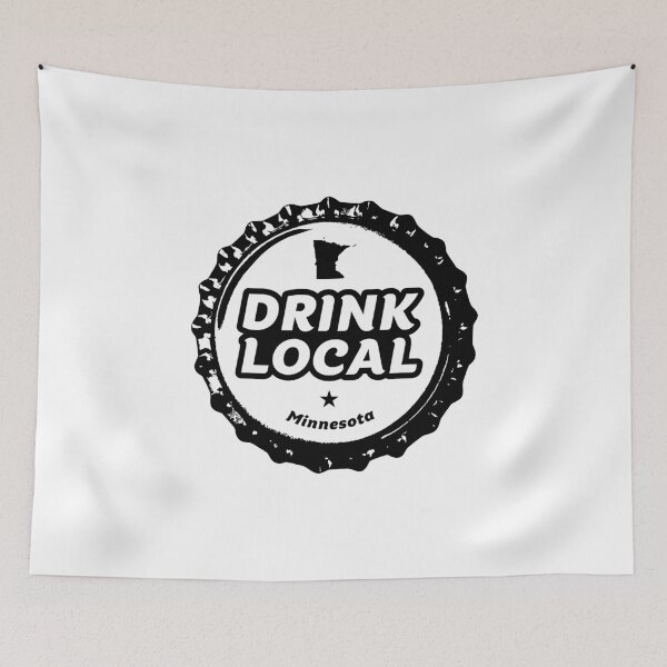 Item preview, Drink Local Minnesota Craft Beer Bottle Cap designed and sold by graf1k.