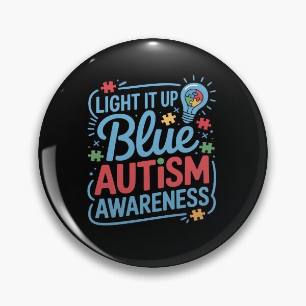 Item preview, Light It Up Blue Autism Awareness Men Women Kids designed and sold by Catharsiscath.