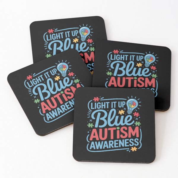 Item preview, Light It Up Blue Autism Awareness Men Women Kids designed and sold by Catharsiscath.