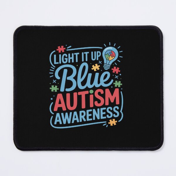 Item preview, Light It Up Blue Autism Awareness Men Women Kids designed and sold by Catharsiscath.