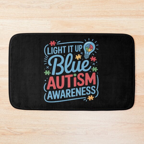 Item preview, Light It Up Blue Autism Awareness Men Women Kids designed and sold by Catharsiscath.