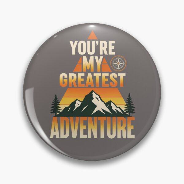 Item preview, You're My Greatest Adventure Hiking Couple Valentine Typography Outdoor Gift designed and sold by GiftsForge.