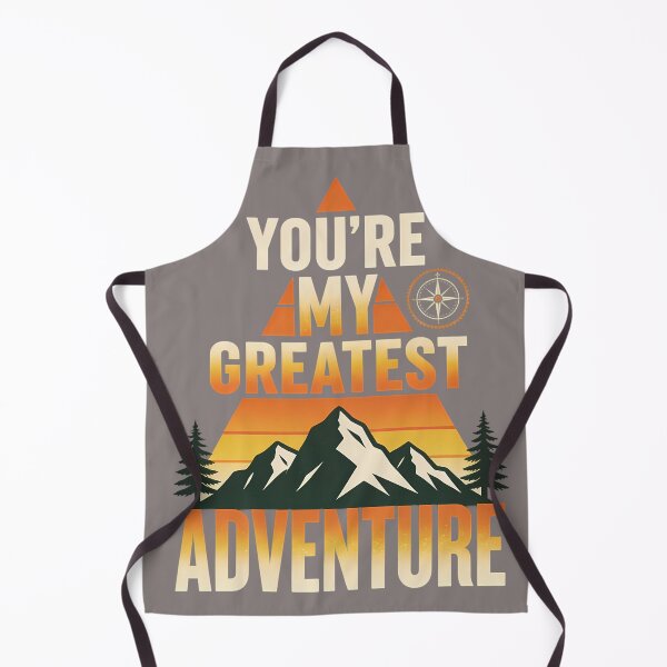 Item preview, You're My Greatest Adventure Hiking Couple Valentine Typography Outdoor Gift designed and sold by GiftsForge.