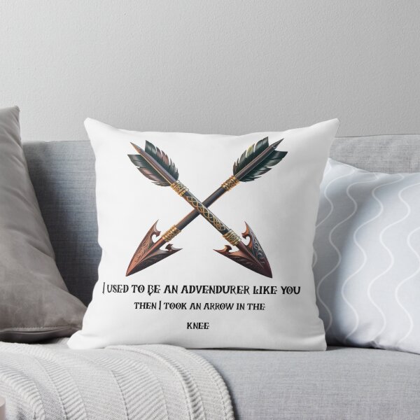 Item preview, " I used to be an adventurer like you" black words designed and sold by Chris-graphics-art.