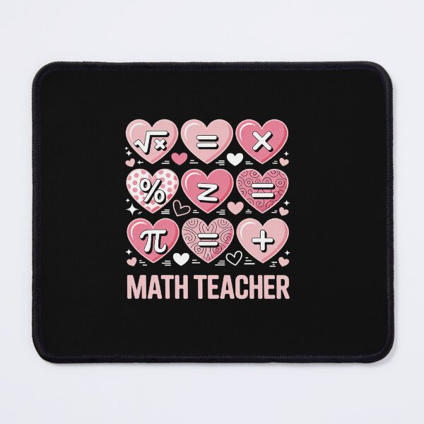 Item preview, Math Valentine Day Teacher Math Symboles Arithmetic designed and sold by Catharsiscath.