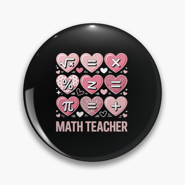 Item preview, Math Valentine Day Teacher Math Symboles Arithmetic designed and sold by Catharsiscath.