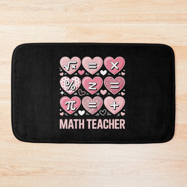 Item preview, Math Valentine Day Teacher Math Symboles Arithmetic designed and sold by Catharsiscath.