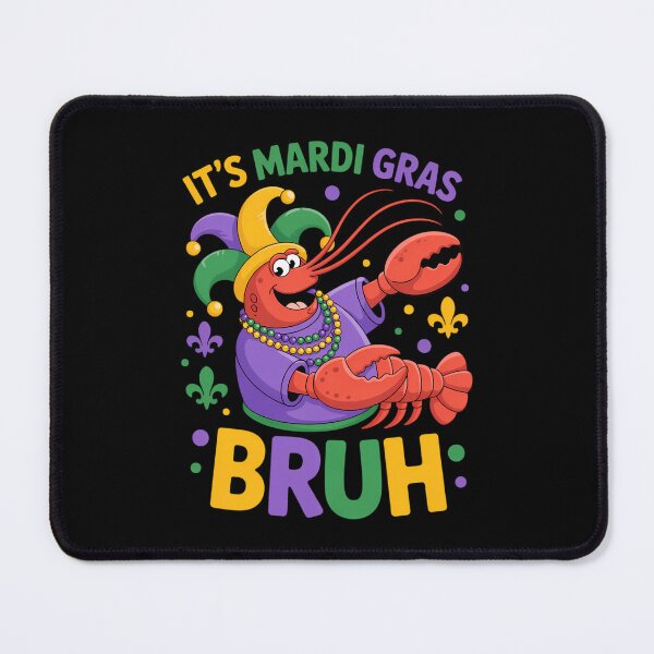 Item preview, Its Mardi Gras Bruh Crayfish Dab Jester Beads Boys designed and sold by cosmicncozyS.