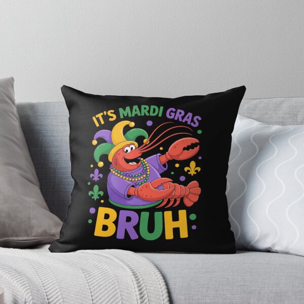 Item preview, Its Mardi Gras Bruh Crayfish Dab Jester Beads Boys designed and sold by cosmicncozyS.