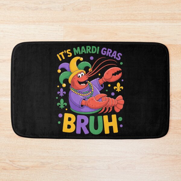 Item preview, Its Mardi Gras Bruh Crayfish Dab Jester Beads Boys designed and sold by cosmicncozyS.