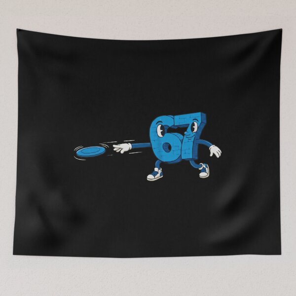 Item preview, Cool Number 67 Six Seven Playing Frisbee designed and sold by LashondaGreen89.